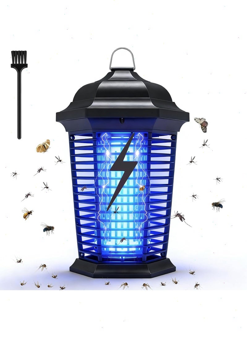 بوميفار مبيد الحشرات الكهربائي - مبيد البعوض المقاوم للماء 20 واط، مصباح مبيد الحشرات الخارجية مع وظيفة مصيدة الذباب - Image 1